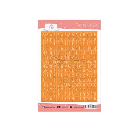 Alphabet Stickers Moris Papaya
