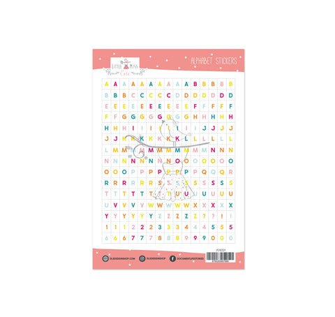 Alphabet Stickers Coco It's A Party