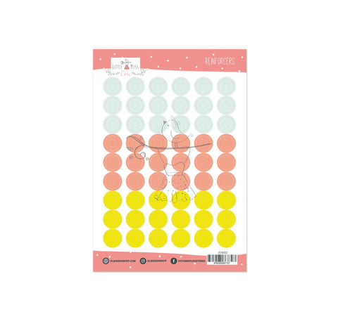 Vinyl Reinforcers Stickers Summer Stories Radiant