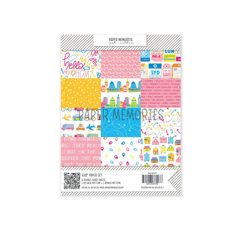 Paper Set 6x8" Summer Memories - Jet-Setter