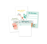 Journaling Cards 3x4" Relaxing Summer