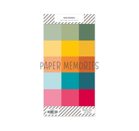 Paper Set 4x8" Cardstock Spring Memories