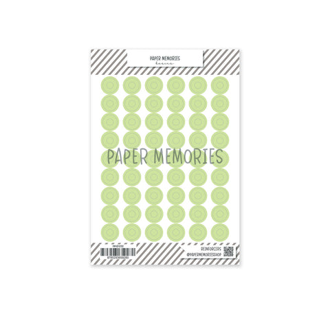 Vinyl Reinforcers Stickers Pastel Green