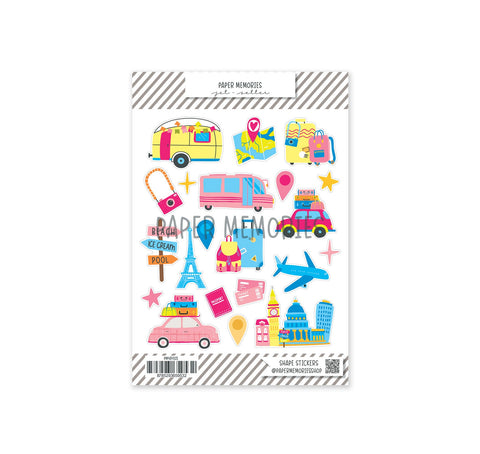 Shape Stickers Jet-Setter