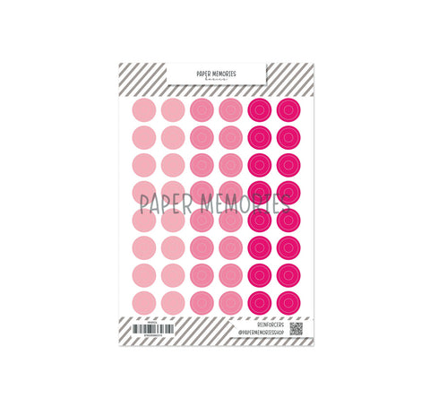 Vinyl Reinforcers Candy Cane Trio