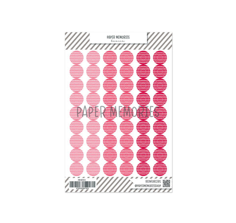 Vinyl Reinforcers Cherry Trio Stripes