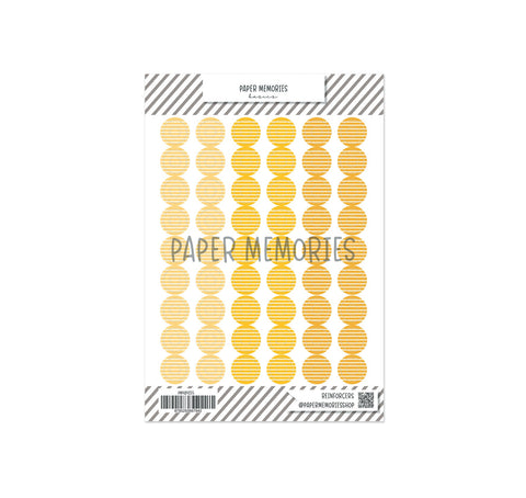 Vinyl Reinforcers Sunshine Trio Stripes