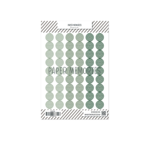 Vinyl Reinforcers Sage Trio Stripes