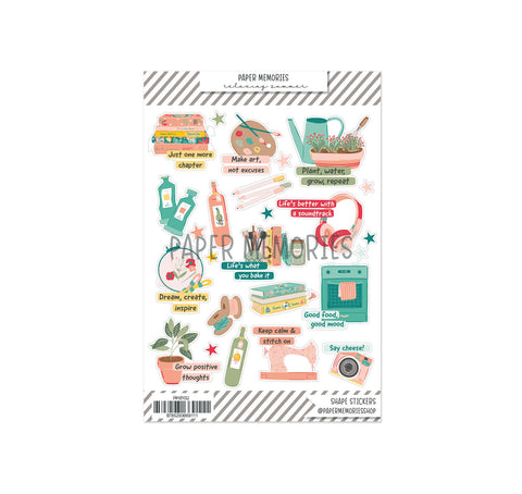 Shape Stickers Relaxing Summer