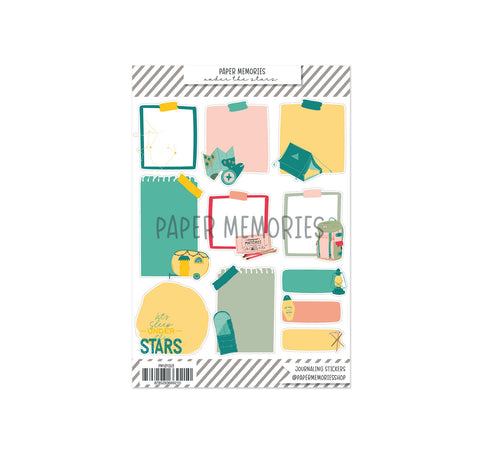 Journaling Stickers Under The Stars