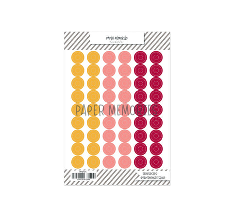 Vinyl Reinforcers Fall Memories Warm Shades