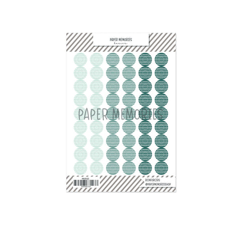 Vinyl Reinforcers Seafoam Trio Stripes