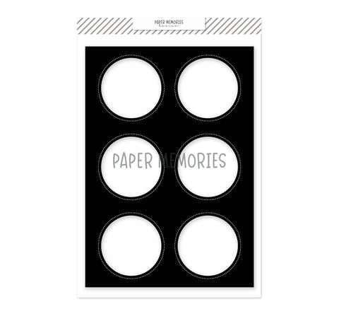 Die 6x8 Inserts Cut-Out Circles