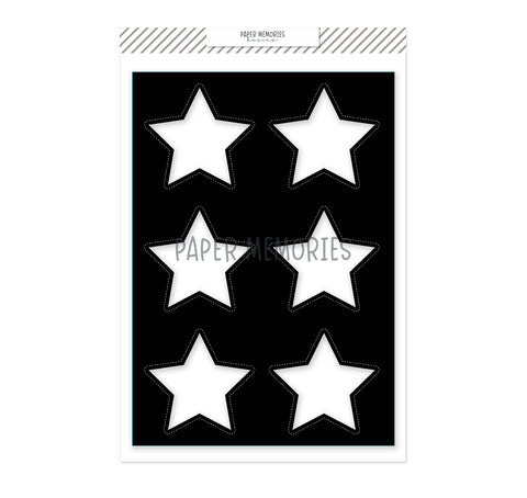 Die 6x8 Inserts Cut-Out Stars