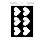 Die 8x6 Inserts Cut-Out Hearts