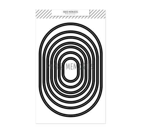 Die Set Oval Shape Stack