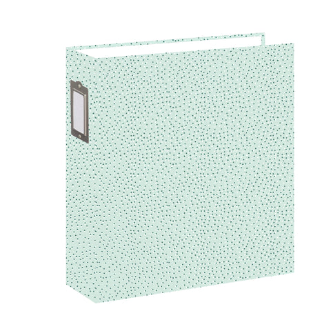Chipboard album 9x12 Seafoam Dots