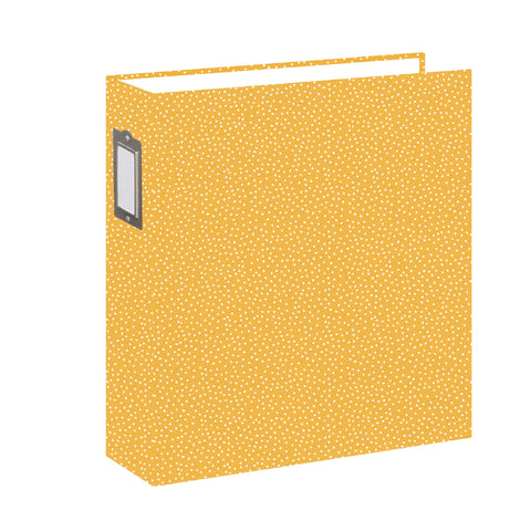 Chipboard album 6x8 Wide Spine Sunset Dots