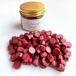 Wax Beads Burgundy - Pearlescent