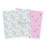 12" Paper Vision - Floral Frost