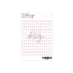 Alphabet Stickers Justin Pink