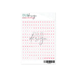Alphabet Stickers Mason Pink