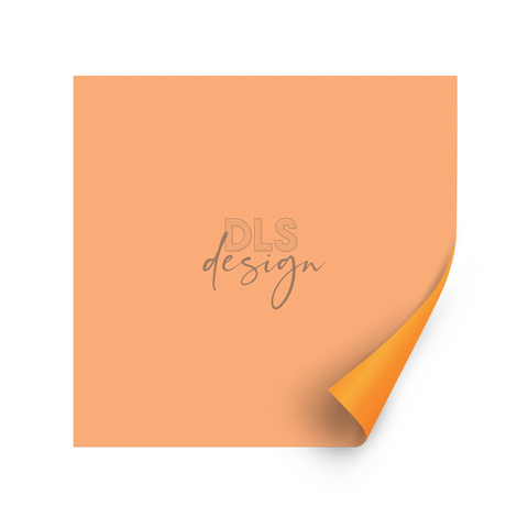 Cardstock 12" Pastel Papaya & Papaya