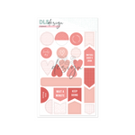 Chipboard Essential Shapes Coral