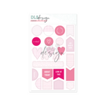 Chipboard Essential Shapes Cotton Candy