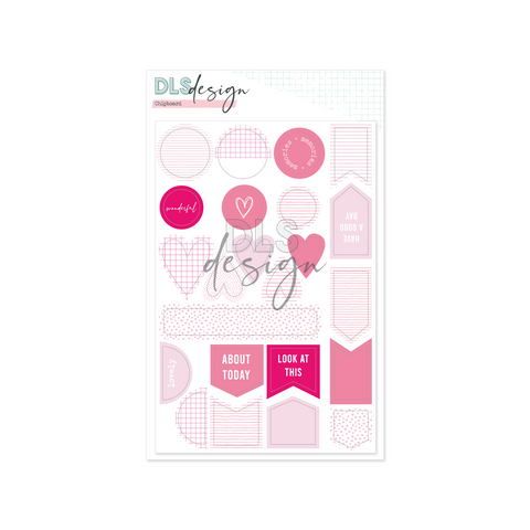 Chipboard Essential Shapes Cotton Candy