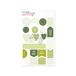 Chipboard Essential Shapes Green