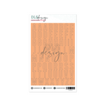 Clear Alphabet Stickers Big Gilmo Pastel Papaya