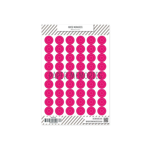 Clear Reinforcers Bubblegum