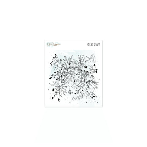 Clear Stamp Blooming Flowers