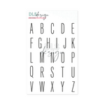 Clear Stamp Emma Medium ABC Uppercase