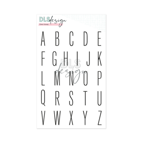 Clear Stamp Emma Medium ABC Uppercase