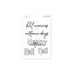 Clear Stamp Fall Words