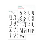 Clear Stamp Gilmo Big ABC Shadow