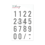 Clear Stamp Gilmo Big Numbers Striped