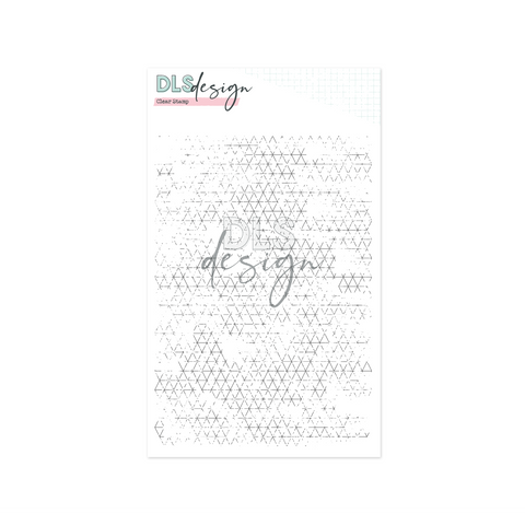 Clear Stamp Grungy Triangle Pattern