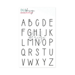 Clear Stamp Hunter Medium ABC Uppercase