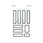 Clear Stamp Labels Dots