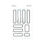 Clear Stamp Labels Stripes