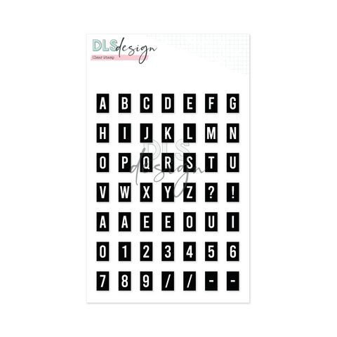 Clear Stamp Small ABC Maxime Diap