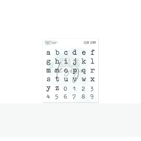 Clear Stamp Typewriter Alphabet
