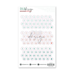 Date Stickers Mint, Coral Reef & Peacock