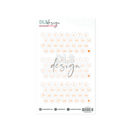 Date Stickers Papaya & Pastel Papaya