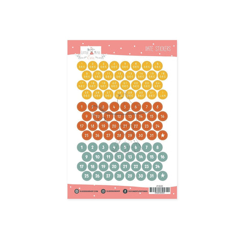 Day-To-Day Neutral Stickers December Stories