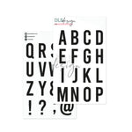 Die Set Alphabet Gilmo Big