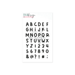 Die Set Alphabet Mason medium